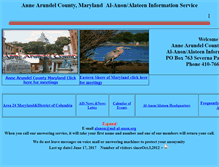 Tablet Screenshot of md-al-anon.org